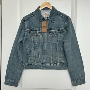 NWT Polo Ralph Lauren Limited Edition Women's Polo Jeans Bear Denim Jacket